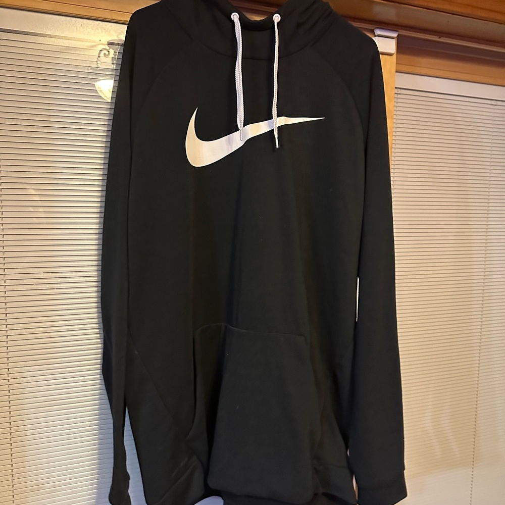 Nike Black and White Men's Hoodie